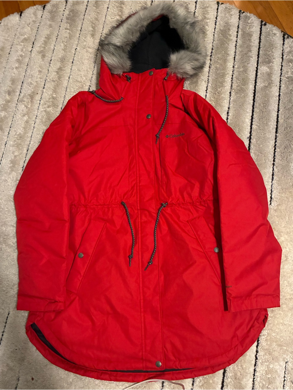 Columbia Suttle Mountain Mid Jacket NWOT Red XL Omni-Heat Winter Parka Coat XL
